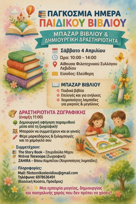 Παγκόσμια Ημέρα Παιδικού Βιβλίου